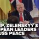 Trump, Zelenskyy, and European leaders meet at the White House for high stakes Ukraine peace talks
