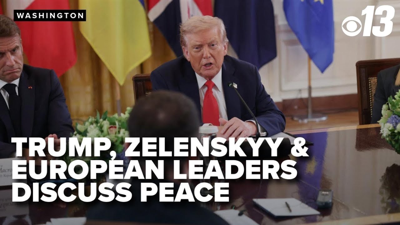 Trump, Zelenskyy, and European leaders meet at the White House for high stakes Ukraine peace talks Trump, Zelenskyy, and European leaders meet at the White House for high stakes Ukraine peace talks