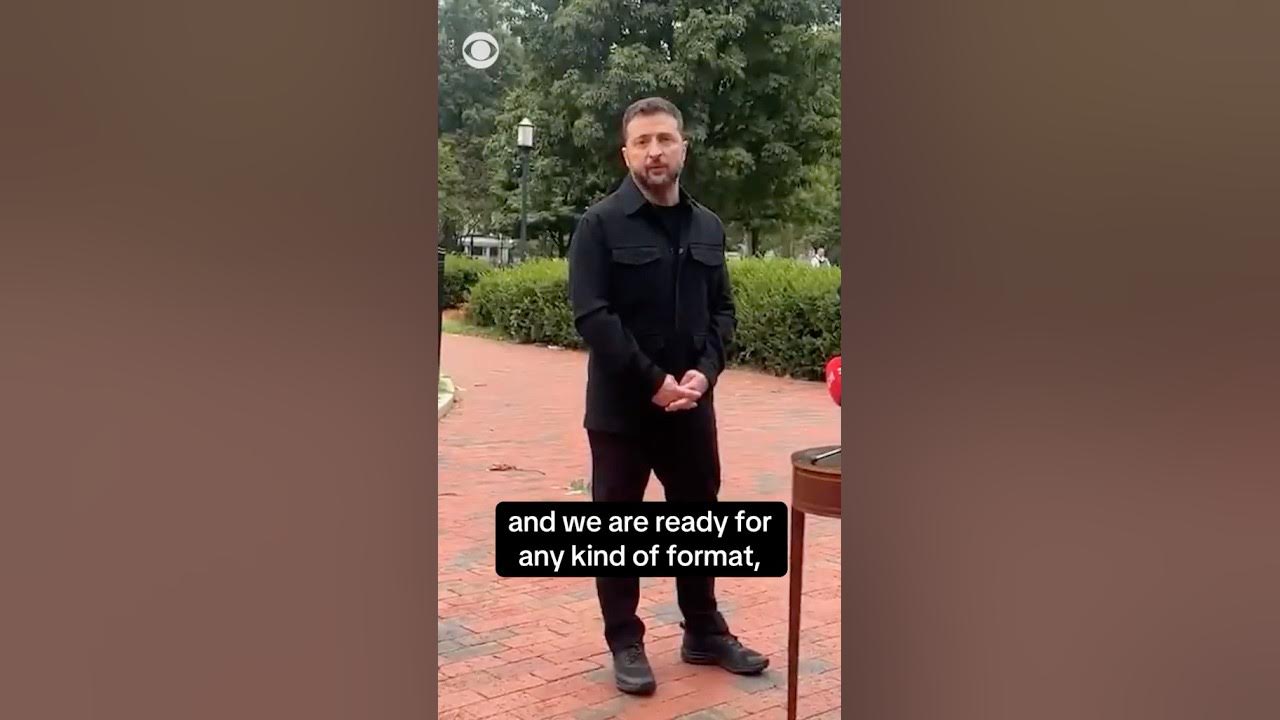 Ukrainian President Volodymyr Zelenskyy says “we’re ready” for meeting with Trump, Putin #shorts Ukrainian President Volodymyr Zelenskyy says “we’re ready” for meeting with Trump, Putin #shorts