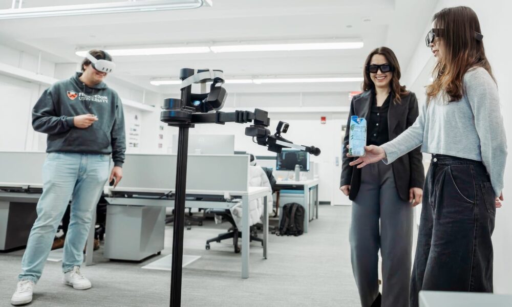 Virtual reality merges with robotics to create seamless physical interactions
