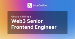 Web3 Senior Frontend Engineer at Gelato - Switzerland