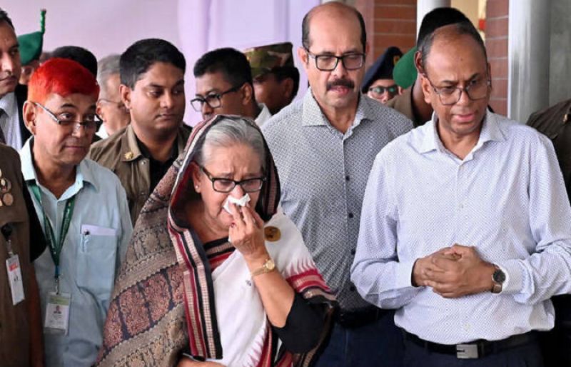 Bangladesh Protester Shot in Face Gives Evidence at Ex-PM Trial