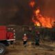 Wildfires fanned by heatwave, strong winds rage across Europe