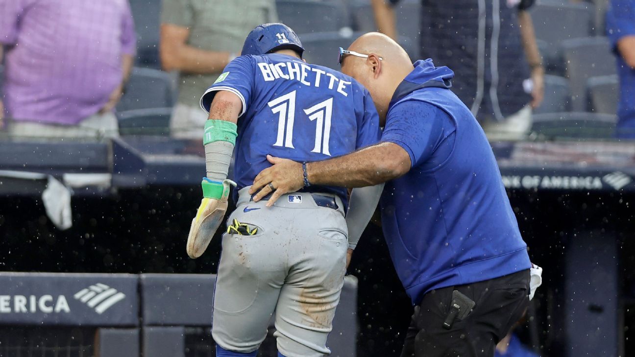 AL East-leading Jays place Bichette on 10-day IL AL East-leading Jays place Bichette on 10-day IL