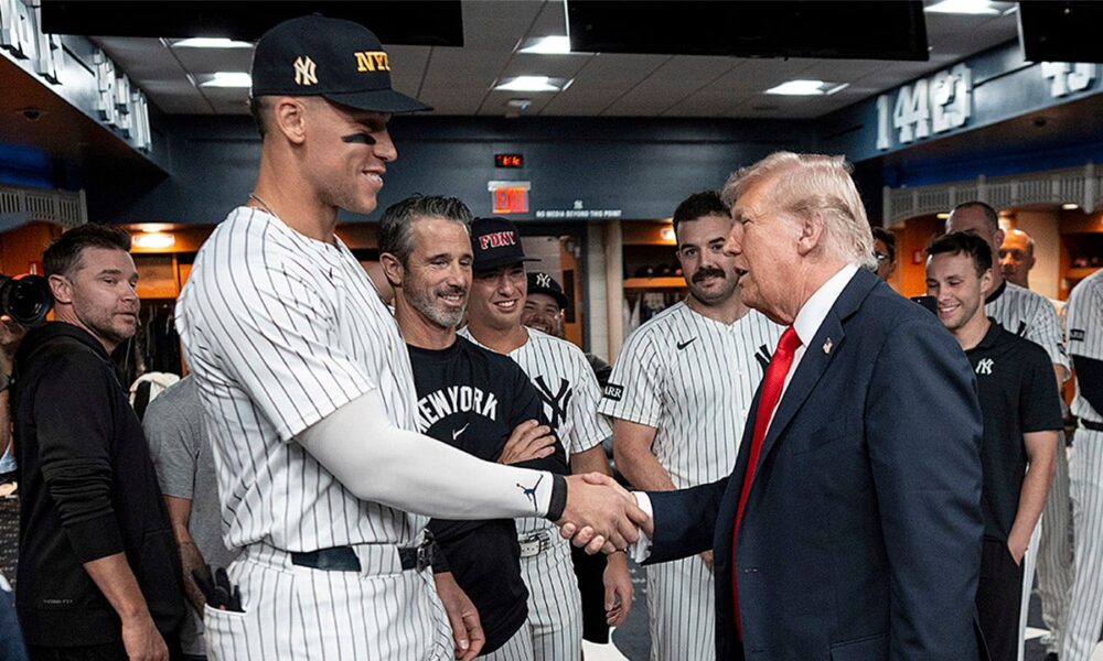 Aaron Judge passes Joe DiMaggio on Yankees all-time home run list, after meeting with Trump