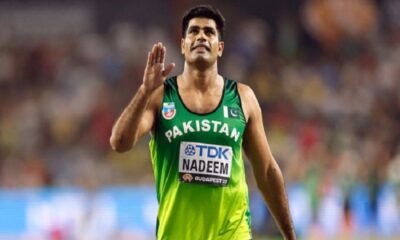 Arshad Nadeem arrives home following world championship defeat – SUCH TV