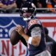 Bears’ Caleb Williams divides social media with gray undershirt underneath jersey