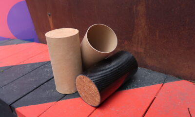 Cardboard and earth combine to create low-carbon alternative to concrete