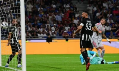Cash-strapped Lyon win to climb level on top in France | The Express Tribune