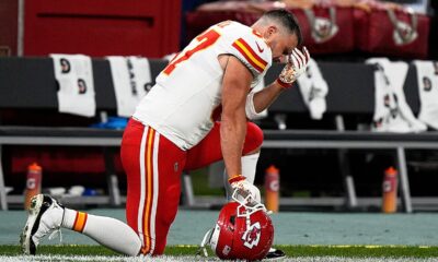 Chiefs’ Travis Kelce says he felt ‘like s—‘ after injuring teammate Xavier Worthy in collision