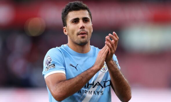 City’s Guardiola: Rodri had ‘lot of pain in knee’