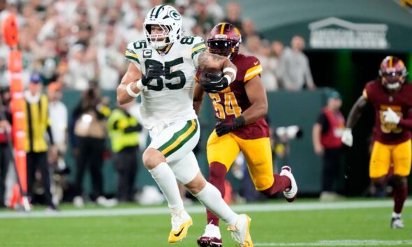 Commanders-Packers NFL Week 2 highlights: Kraft’s 57-yard reception sets up Green Bay TD
