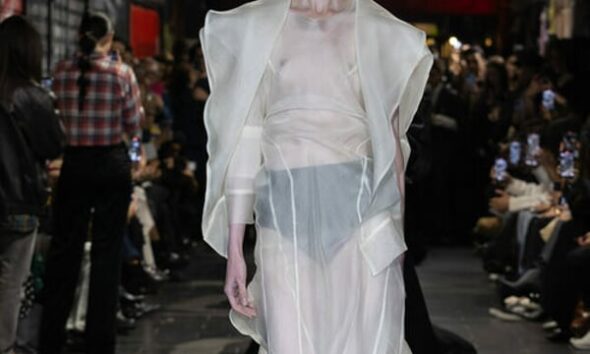 Davii and Pé de Chumbo present catwalk shows at a decommissioned former metro station in Milan