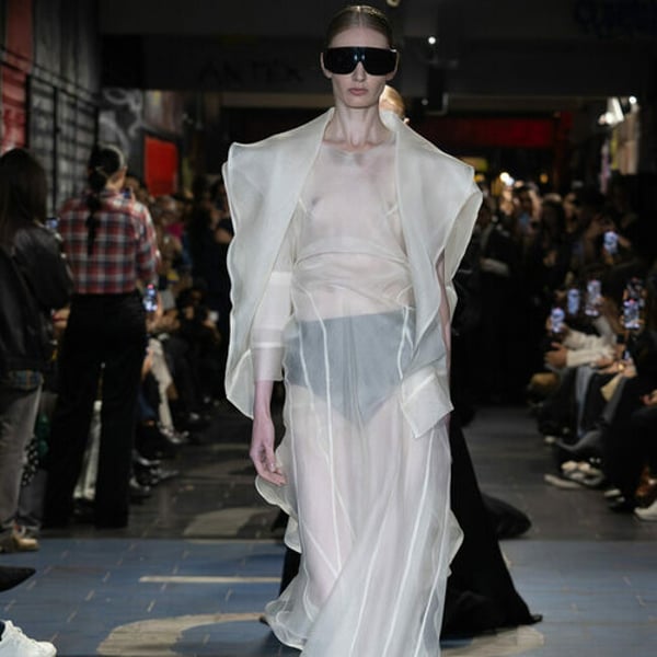 Davii and Pé de Chumbo present catwalk shows at a decommissioned former metro station in Milan
