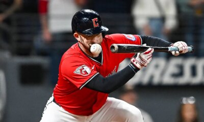 Guardians’ David Fry hit in face by 99 mph fastball during bunt attempt, Tigers’ Tarik Skubal left shocked