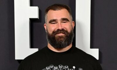 Jason Kelce breaks silence on welcoming a baby boy after four daughters