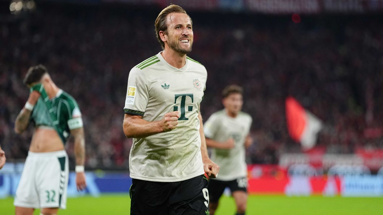 Kane nets 100th Bayern goal; bests Haaland, CR7