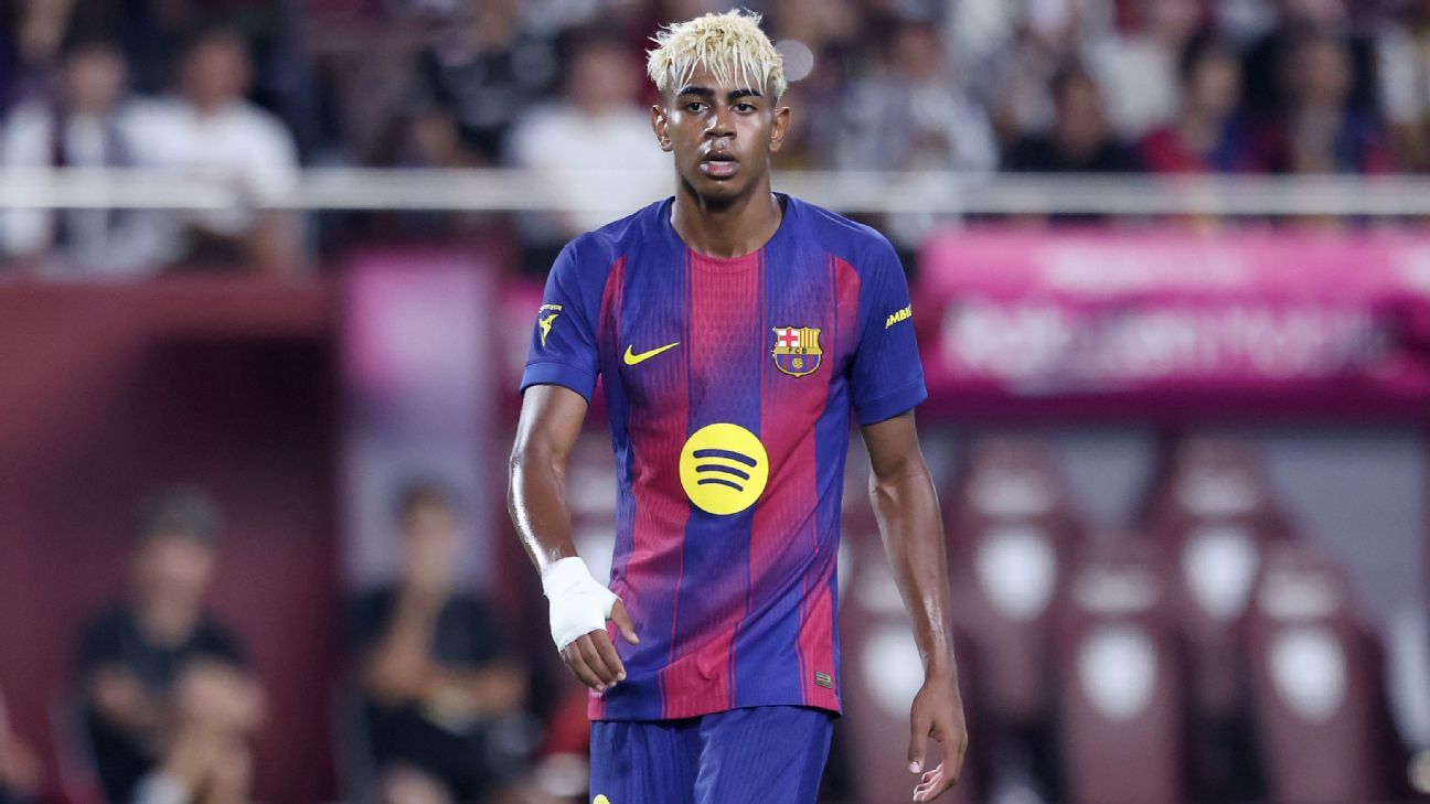 Lamine Yamal out for UCL opener vs. Newcastle