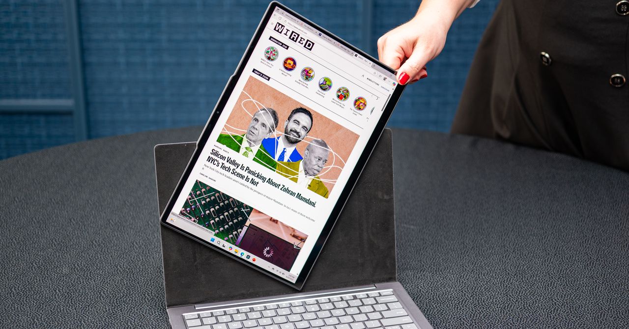 Lenovo’s New Laptop Concept Can Swivel the Screen From Landscape to Portrait Lenovo’s New Laptop Concept Can Swivel the Screen From Landscape to Portrait
