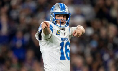 Lions sack Lamar Jackson 7 times while rushing for 225 yards in win over Ravens