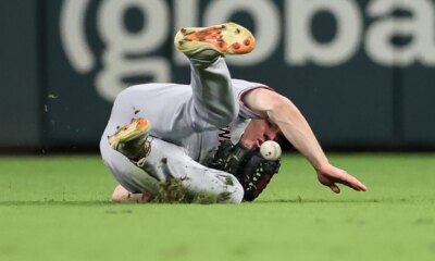 Nationals’ Jacob Young shows off incredible concentration to make bobbling catch for 2nd straight game