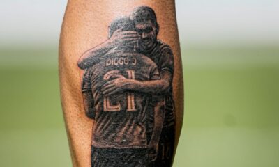 Neves reveals Jota tattoo as Portugal honour star
