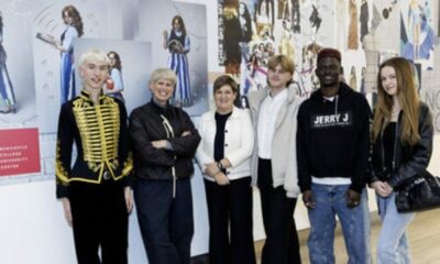 Newcastle College students unveil creative mural at Eldon Square