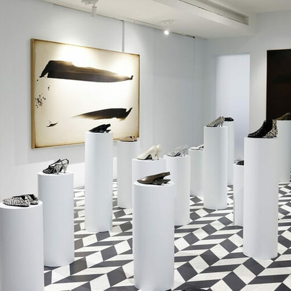 Out and about in Milan: Santoni, Sergio Rossi, and Giuseppe Zanotti