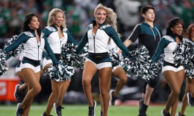 Philadelphia Eagles cheerleaders during the 2025 season