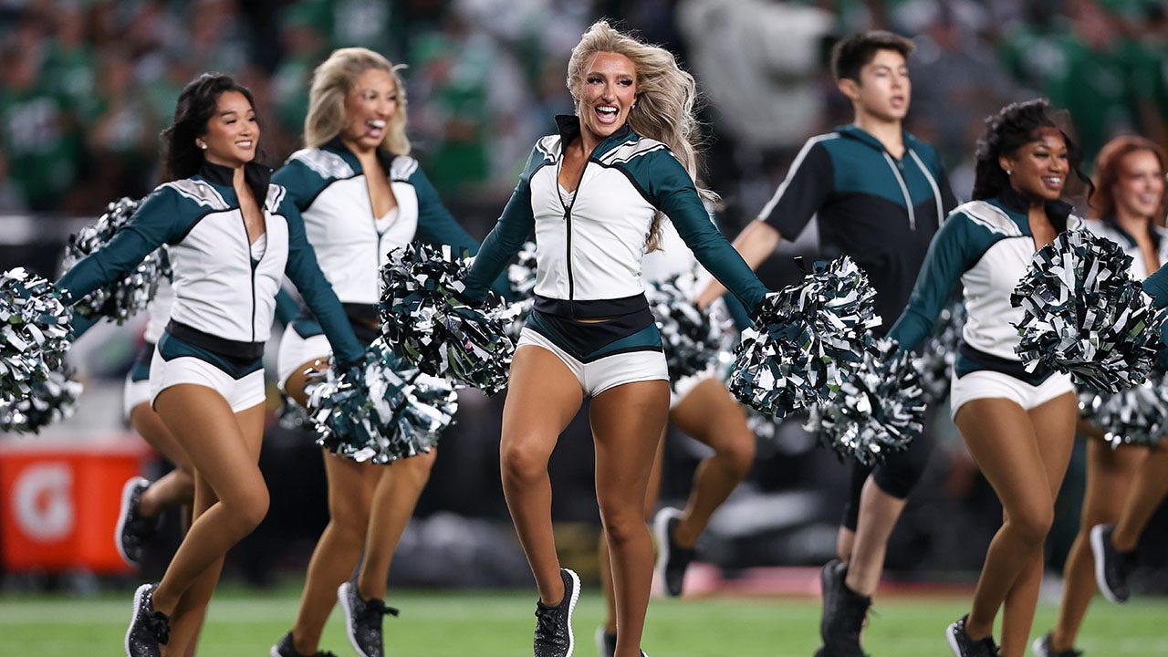 Philadelphia Eagles cheerleaders during the 2025 season Philadelphia Eagles cheerleaders during the 2025 season
