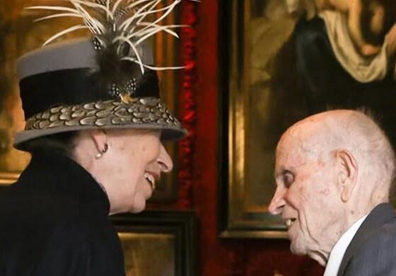 Princess Anne honors 106-year-old WW II veteran in Northern Ireland
