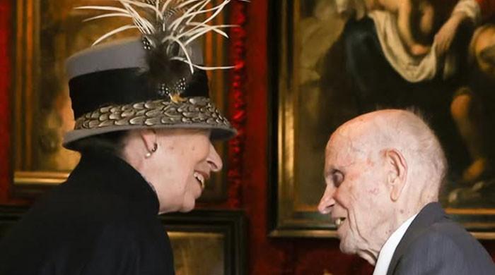Princess Anne honors 106-year-old WW II veteran in Northern Ireland