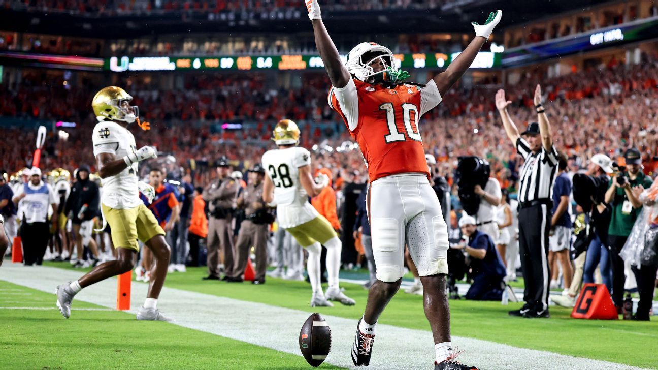 Projecting the CFP top 12 after Week 1