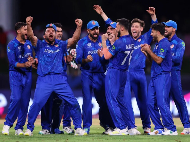 Rashid sets T20I record as Afghanistan beat UAE | The Express Tribune Rashid sets T20I record as Afghanistan beat UAE | The Express Tribune