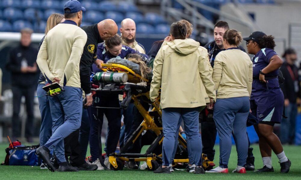 Reign-Racing game halted after DeMelo collapses