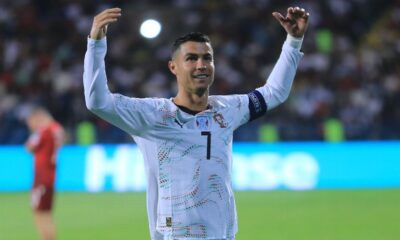Ronaldo equals WCQ goal record in Portugal win