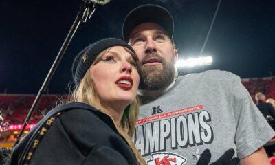 Travis Kelce says “I still get giddy” as he opens up about engagement to Taylor Swift on New Heights podcast