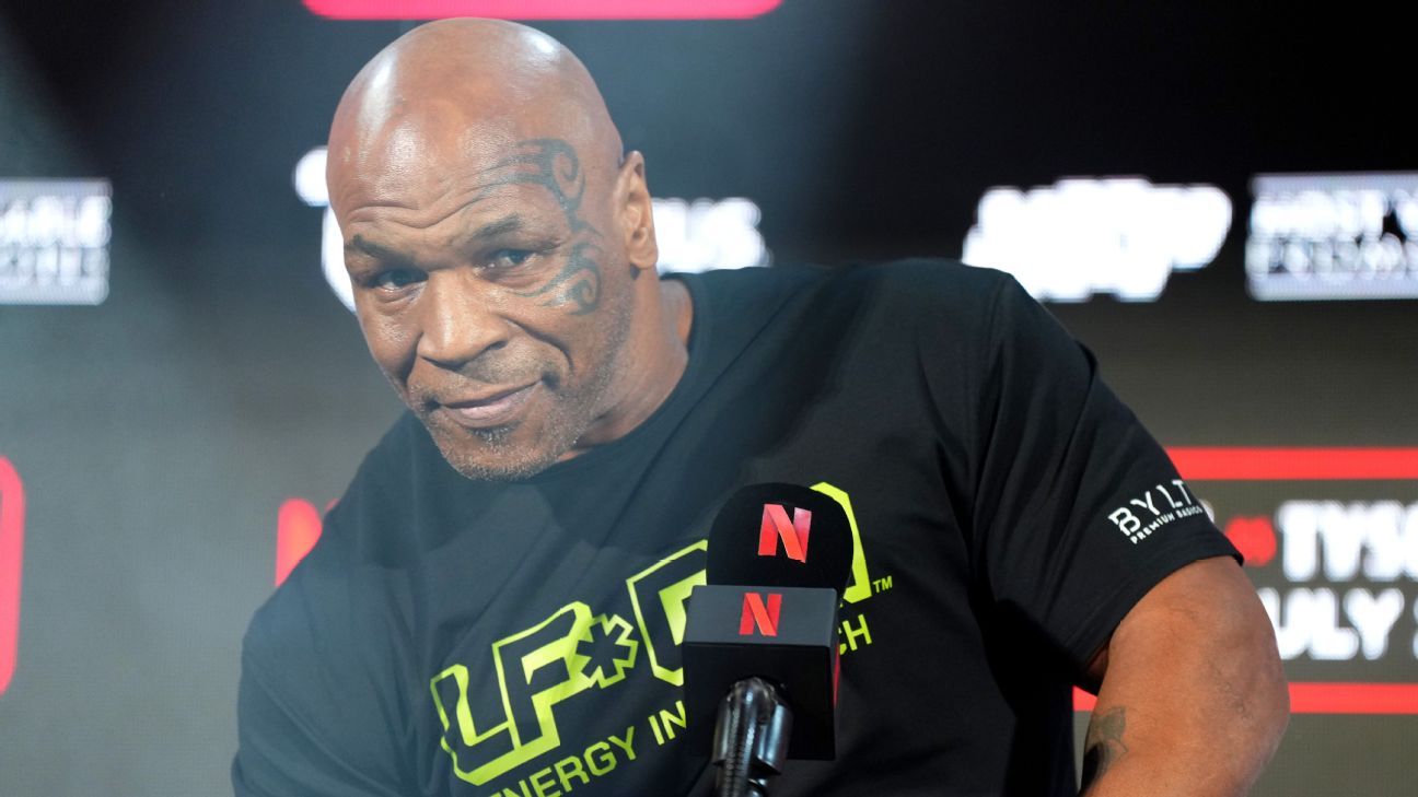 Tyson, Mayweather Jr. to compete in exhibition Tyson, Mayweather Jr. to compete in exhibition