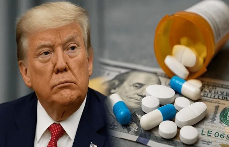 Indian Stocks Dive as Trump Imposes 100% Tariff on Pharma Imports
