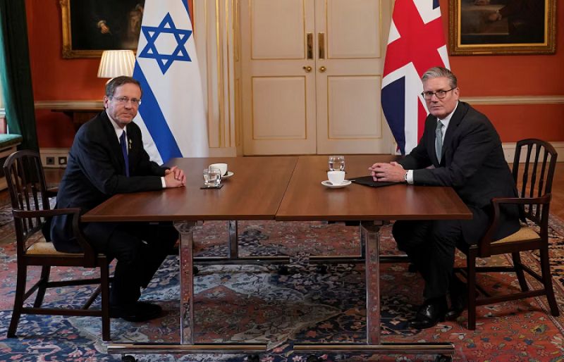 UK PM and Israeli President Face Off in Tense Downing Street Meeting