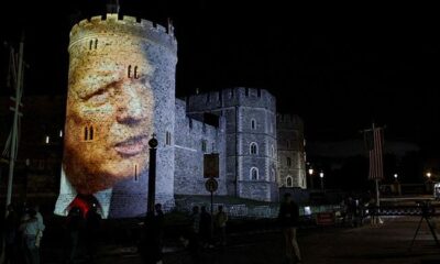 Trump lands in Britain for historic second state visit Trump lands in Britain for historic second state visit