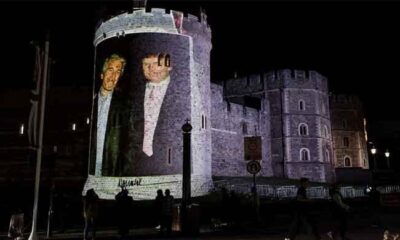 Four arrested after Trump, Epstein images projected onto Britain’s Windsor Castle Four arrested after Trump, Epstein images projected onto Britain’s Windsor Castle