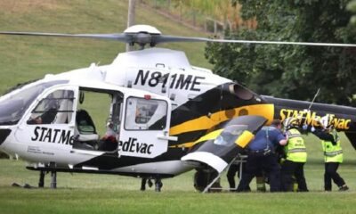 Three police officers shot dead, two wounded in Pennsylvania; suspect killed Three police officers shot dead, two wounded in Pennsylvania; suspect killed