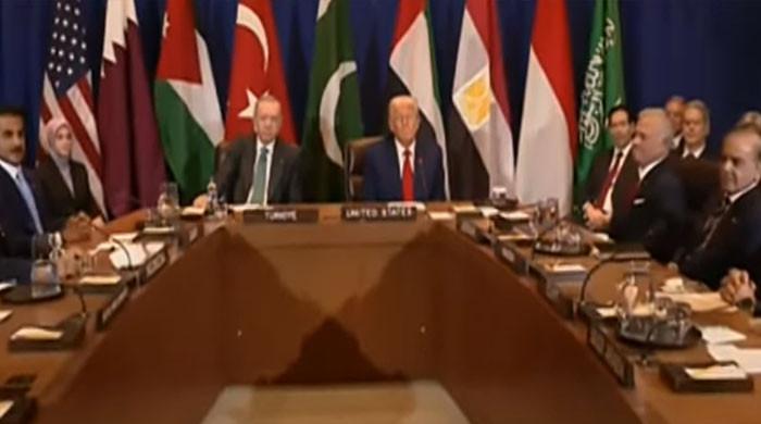 Trump meets ‘select’ Muslim leaders, including PM Shehbaz, on UNGA sidelines