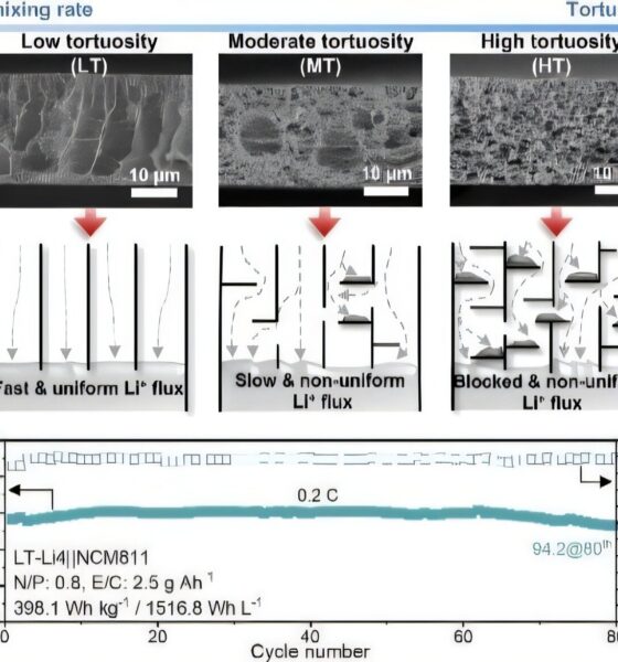 3D porous structure promises safer, longer-lasting lithium-metal batteries for electric vehicles