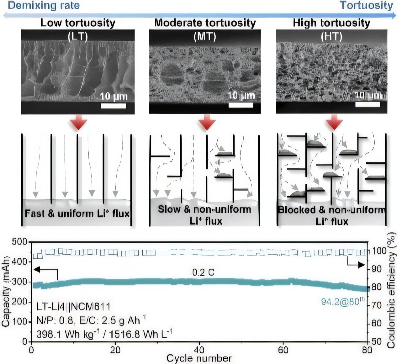 3D porous structure promises safer, longer-lasting lithium-metal batteries for electric vehicles 3D porous structure promises safer, longer-lasting lithium-metal batteries for electric vehicles