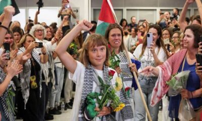 Greta Thunberg calls out governments for ‘continuing to fuel’ Israeli genocide in Gaza