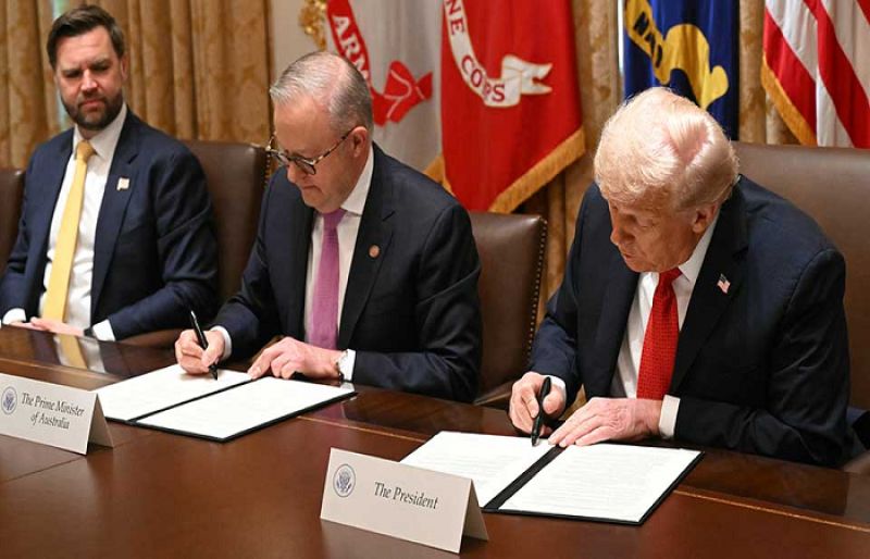 US-Australia rare earths agreement signed, Trump promises submarines US-Australia rare earths agreement signed, Trump promises submarines