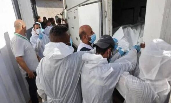 Israel hands over 30 Palestinian bodies to Gaza