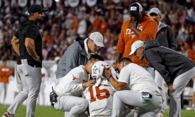 Arch Manning hurt during Texas’ dramatic comeback win over Mississippi State Arch Manning hurt during Texas’ dramatic comeback win over Mississippi State